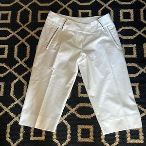 Adidas white long shorts. Like new.